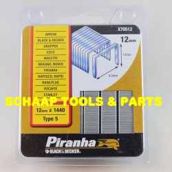 Nieten type  5 - 12mm 10,6x9,5mm | X70512